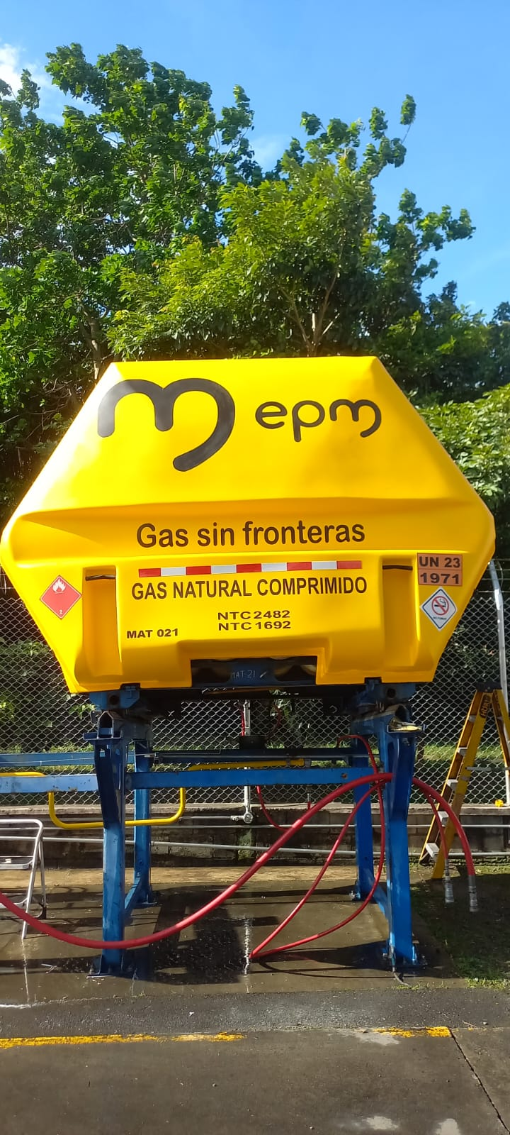 Vista adicional de Módulos de Almacenamiento de Gas Natural Comprimido (GNC)